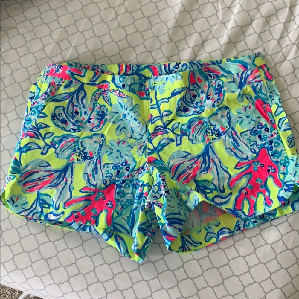 Lilly Pulitzer Adie Short in Lemon Drop NWT